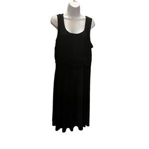 R&K Black Sleeveless Dress - Size 14